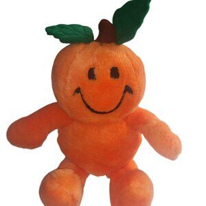 VTG Laugh and Wiggle Animated Orange Pumpkin Happy Halloween Spooky Plush